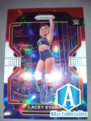 2022 Panini Prizm WWE Red White and Blue Prizm Lacey Evans #189